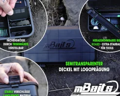 Magic Baits Terminal Tackle Box System Carp Tackle Box Karpfen Rig Box Carptackle Safe Angelbox Zielfische