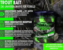 Magic Baits Trout Bait Floating Cheese Forellenteig Schwimmend Käse Magic Trout Paste Angelteig Forelle Forellen Paste Trout Fishing Futtermittel