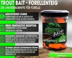 Magic Baits Trout Bait Forellenteig Magic Trout Paste -Orange Black Futtermittel