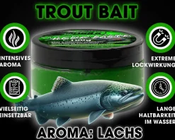 Magic Baits Trout Bait Sinking Forellenteig Sinkend Salmon Magic Trout Paste Angelteig Forelle Forellen Paste Futtermittel
