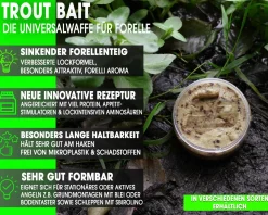 Magic Baits Trout Bait Sinking Forellenteig Sinkend Salmon Magic Trout Paste Angelteig Forelle Forellen Paste Futtermittel