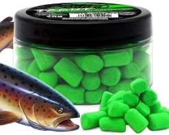 Magic Baits Trout Marshmallow Forellenköder schwimmend Forellenteig Angelköder Forelle Trout Bait-Makrele / Green Futtermittel