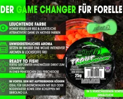 Magic Baits Trout Marshmallow Forellenköder schwimmend Forellenteig Angelköder Forelle Trout Bait-Salmon / Orange Futtermittel
