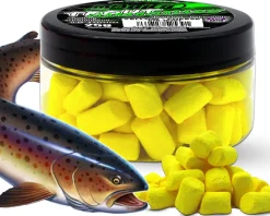 Magic Baits Trout Marshmallow Forellenköder schwimmend Forellenteig Angelköder Forelle Trout Bait-Cheese / Yellow Futtermittel