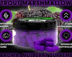Magic Baits Trout Marshmallow Forellenköder schwimmend Forellenteig Angelköder Forelle Trout Bait-Mulberry Surpreme / purple Futtermittel