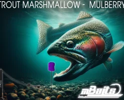 Magic Baits Trout Marshmallow Forellenköder schwimmend Forellenteig Angelköder Forelle Trout Bait-Mulberry Surpreme / purple Futtermittel