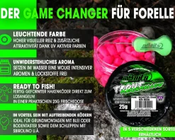 Magic Baits Trout Marshmallow Forellenköder schwimmend Forellenteig Angelköder Forelle Trout Bait-Monster Crab / Pink Futtermittel