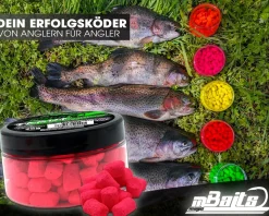 Magic Baits Trout Marshmallow Forellenköder schwimmend Forellenteig Angelköder Forelle Trout Bait-Monster Crab / Pink Futtermittel