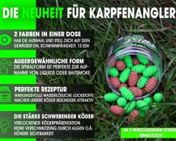 Magic Baits Twist Ups Pop Ups  Boilies Premium Range Pop Up Hakenköder schwimmend Karpfenköder-Natural Squid & Liver  Futtermittel