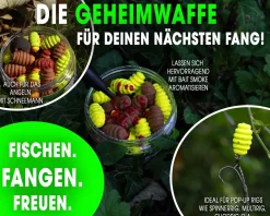 Magic Baits Twist Ups Pop Ups  Boilies Premium Range Pop Up Hakenköder schwimmend Karpfenköder-Captain Banana Futtermittel