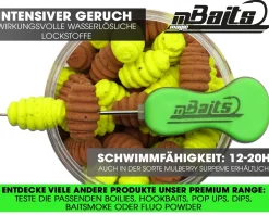 Magic Baits Twist Ups Pop Ups  Boilies Premium Range Pop Up Hakenköder schwimmend Karpfenköder-Captain Banana Futtermittel