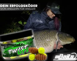 Magic Baits Twist Ups Pop Ups  Boilies Premium Range Pop Up Hakenköder schwimmend Karpfenköder-Captain Banana Futtermittel