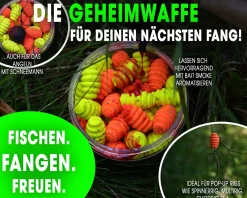 Magic Baits Twist Ups Pop Ups  Boilies Premium Range Pop Up Hakenköder schwimmend Karpfenköder-King Pineapple Futtermittel