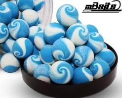 Magic Baits Twisted Fluo Pop Ups Boilies Premium Range Carp Bait Blue-White Futtermittel