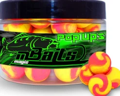Magic Baits Twisted Fluo Pop Ups Boilies Premium Range Carp Bait Pink-Yellow Futtermittel