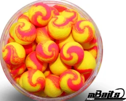 Magic Baits Twisted Fluo Pop Ups Boilies Premium Range Carp Bait Pink-Yellow Futtermittel