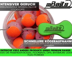 Magic Baits Two Tone Wafters Mulberry Supreme Half Ups Half Pop Up Half Hookbait schwerelos Karpfenköder Boilie Futtermittel