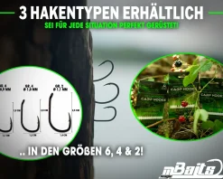Magic Baits Wide Gape Karpfenhaken Boiliehaken Carp Hooks Angelhaken Karpfenangeln