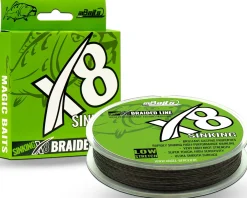 Magic Baits X8 Sinking Carp Braid 600m Braided Mainline geflochtene Karpfenschnur sinkend Angelschnur Karpfenangeln Angelschnur
