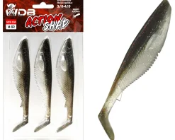 Wild Devil Baits Action Shad Natural Perch Gummifisch Kunstköder Softlure Gummiköder Hecht Barsch Zander Angelköder Raubfischköder Angelköder