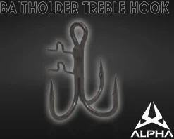 Wild Devil Baits Alpha Baitholder Treble Hook Drilling Assist Treble Hook Genickdrilling  Angelzubehör