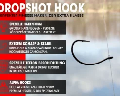 Wild Devil Baits Alpha Dropshot Hooks Drop Shot Haken DS Hooks Finesse Hook Raubfischhaken Angelhaken Angelzubehör