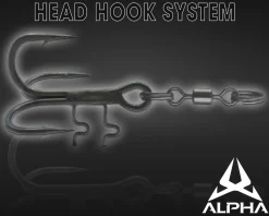 Wild Devil Baits Alpha Head Hook System Kopf Drilling System Baitholder Treble Hook Genickdrilling Stingerhaken Angelzubehör