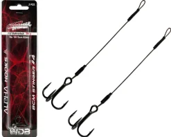 Wild Devil Baits Assist Stinger 7x7 Angstdrilling Stinger Rig Stahlvorfach Angsthaken Assithook Zusatzhaken  Angelköder