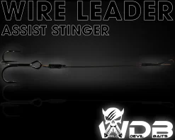 Wild Devil Baits Assist Stinger 7x7 Angstdrilling Stinger Rig Stahlvorfach Angsthaken Assithook Zusatzhaken  Angelköder