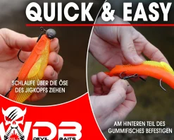 Wild Devil Baits Assist Stinger 7x7 Angstdrilling Stinger Rig Stahlvorfach Angsthaken Assithook Zusatzhaken  Angelköder