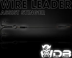 Wild Devil Baits Assist Stinger 7x7 Angstdrilling Stinger Rig Stahlvorfach Angsthaken Assithook Zusatzhaken  Angelköder
