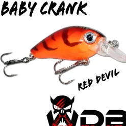 Wild Devil Baits Baby Crank Wobbler Hardbait Kunstköder Barsch Angelköder