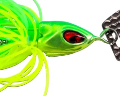 Wild Devil Baits Blade Jig Green Flash Chatterbait Spinnköder Chatter Bait Kunstköder Barsch Hecht Zander Angelköder