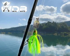 Wild Devil Baits Blade Jig Green Flash Chatterbait Spinnköder Chatter Bait Kunstköder Barsch Hecht Zander Angelköder