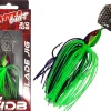 Wild Devil Baits Blade Jig Purple Chartreuse Chatterbait Spinnköder Chatter Bait Kunstköder Barsch Hecht Zander Angelköder