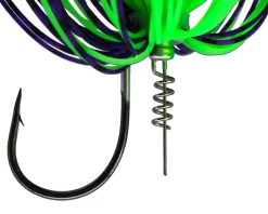 Wild Devil Baits Blade Jig Purple Chartreuse Chatterbait Spinnköder Chatter Bait Kunstköder Barsch Hecht Zander Angelköder