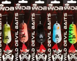 Wild Devil Baits Blinker Black Devil Raubfisch Köder Spoon Löffelblinker Kunstköder Angelköder