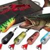 Wild Devil Baits Blinkersortiment Hecht in Box Pike Blinker Kunstköder Set Löffelblinker Spoon Angelköder