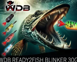 Wild Devil Baits Blinkersortiment Hecht in Box Pike Blinker Kunstköder Set Löffelblinker Spoon Angelköder