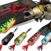 Wild Devil Baits Blinkersortiment Zander in Box Pike Perch Blinker Kunstköder Set Löffelblinker Spoon Blinker