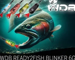 Wild Devil Baits Blinkersortiment Forelle in Box Trout Blinker Kunstköder Set Löffelblinker Spoon Blinker