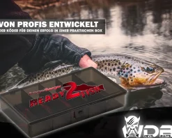 Wild Devil Baits Blinkersortiment Forelle in Box Trout Blinker Kunstköder Set Löffelblinker Spoon Blinker