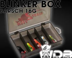 Wild Devil Baits Blinkersortiment Barsch in Box Perch Blinker Kunstköder Set Löffelblinker Spoon Blinker
