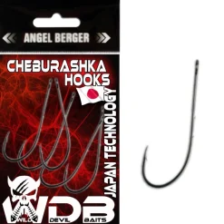 Wild Devil Baits Cheburashka Hooks 5 Stück Einzelhaken Jighaken Angelhaken  Zielfische