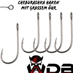 Wild Devil Baits Cheburashka Hooks 5 Stück Einzelhaken Jighaken Angelhaken  Zielfische