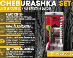 Wild Devil Baits Cheburashka Set Barsch Zander Gummifisch Ready2Fish Angelset Angelsets