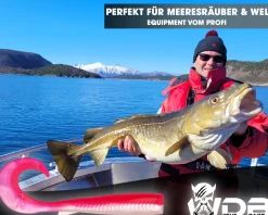 Wild Devil Baits Curly Sand Eel Shad Twister Sandaal Meeres Shad Gummifisch Sandeel Meeresangeln Gummiköder Angelköder