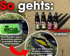 Wild Devil Baits Deadbait Color Booster Köderfisch Farbe Baitfish Paint Farbaroma Spray-Yellow-Salmon Futtermittel