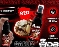 Wild Devil Baits Deadbait Color Booster Köderfisch Farbe Baitfish Paint Farbaroma Spray-Red-Garlic Futtermittel