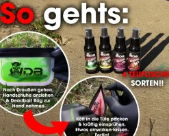 Wild Devil Baits Deadbait Color Booster Köderfisch Farbe Baitfish Paint Farbaroma Spray-Red-Garlic Futtermittel